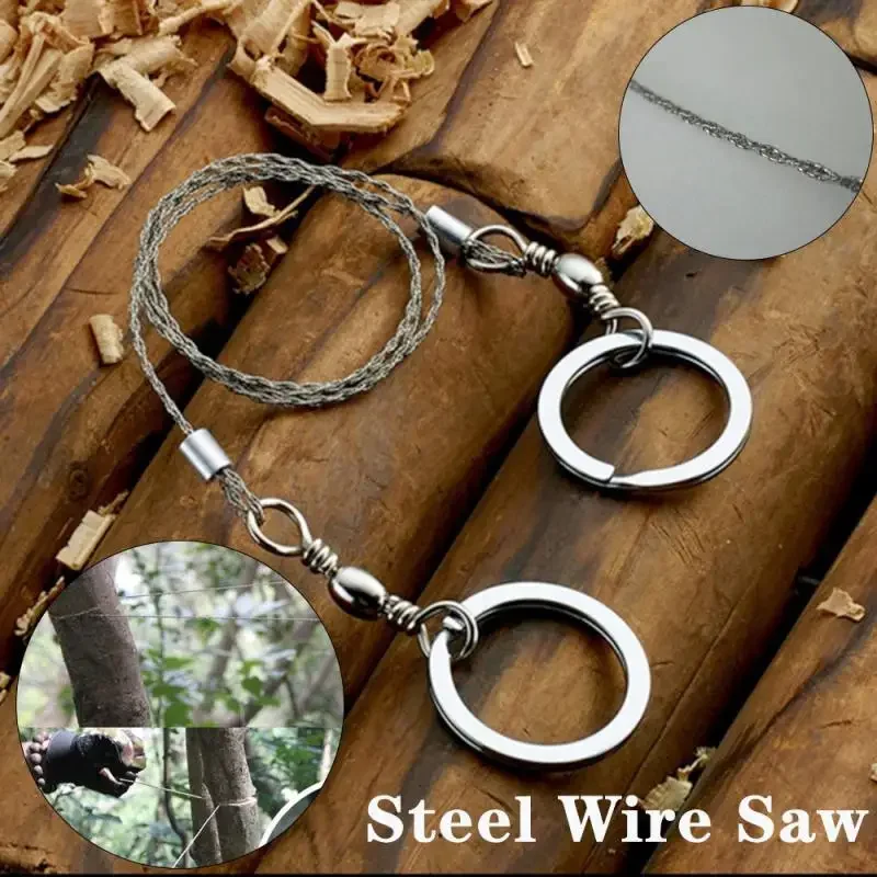 High Quality Stainless Wire Saw Portable Travel Emergency Gear Survival Tools Kit