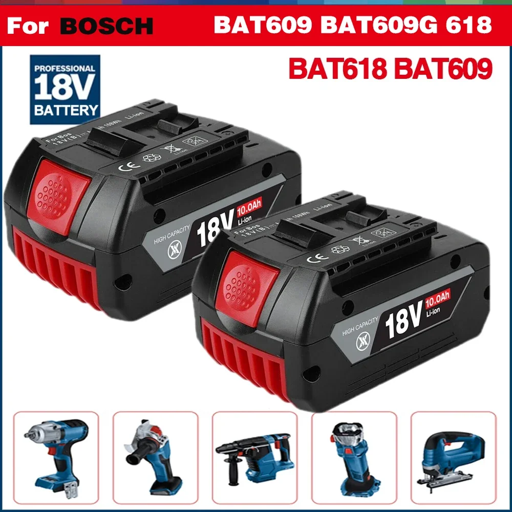 For BOSCH Authentic 18V BAT609 BAT610 For Bosch 18V Professional 18V Li-ion Battery Drill Battery GBA18V GSR18V BAT618 BAT619