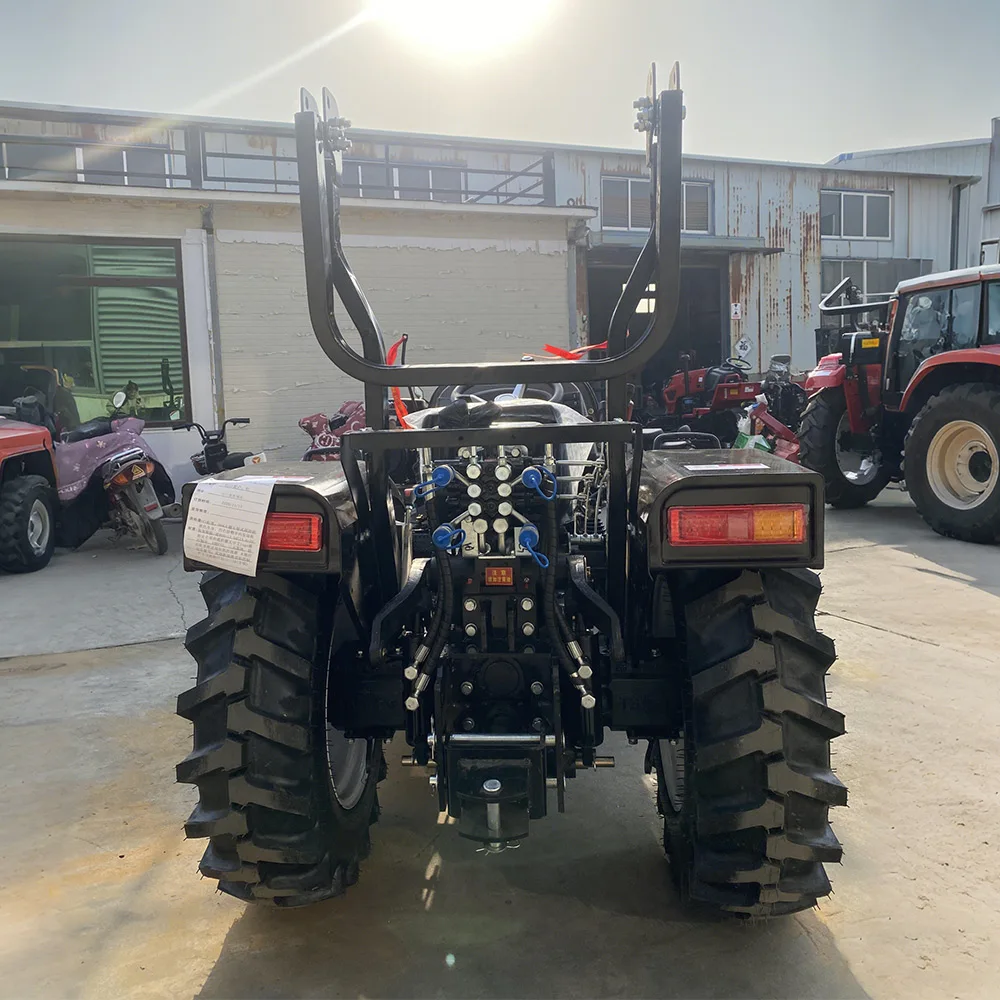 

Трактор для фермерских хозяйств 80 л.с., сертифицирован CE, индивидуальный дизайн и цвет, лучшая заводская цена, быстрая доставка