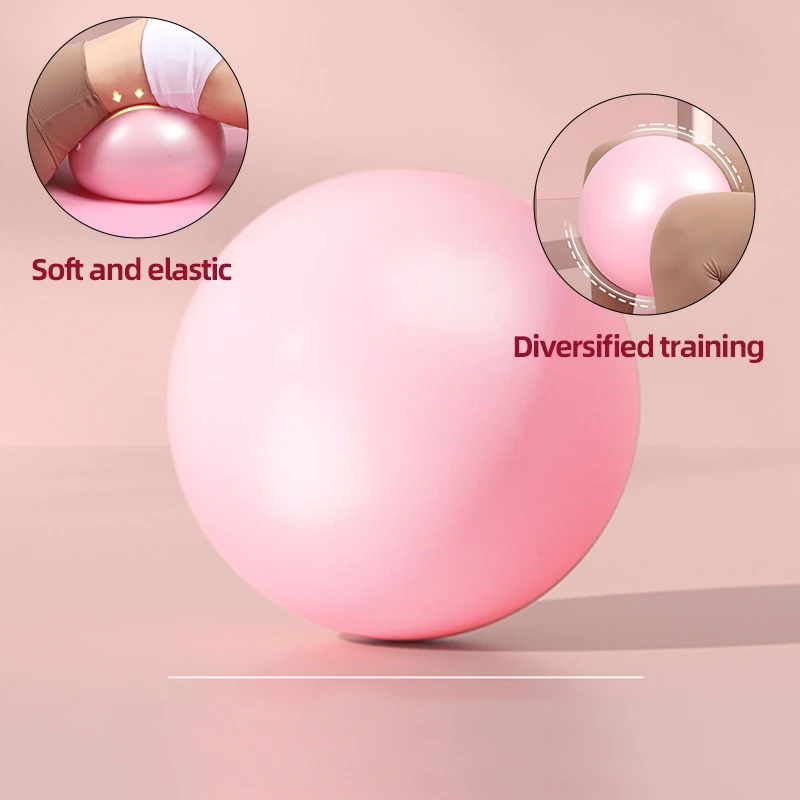 Pelota de Yoga de PVC Suave Ecológica para Terapia de Tejido Profundo, Alivio del Dolor de Hombros, Cuello y Espalda, Ejercicio, Pilates y Fitness