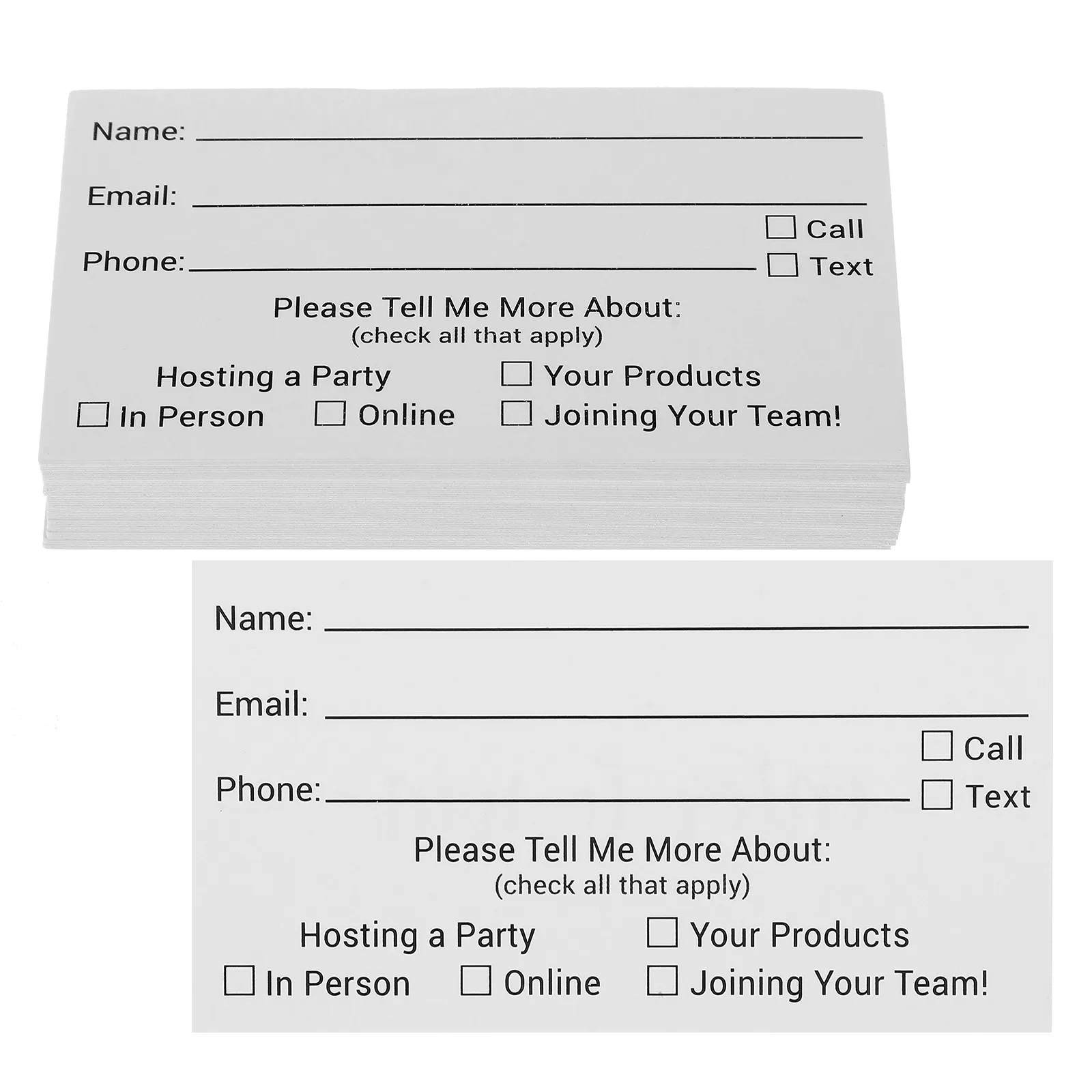 

100 шт. универсальных пустых карточек для лотерей, конкурсов, выставок, анкет, форм для голосования и аксессуаров для избирательных бюллетеней