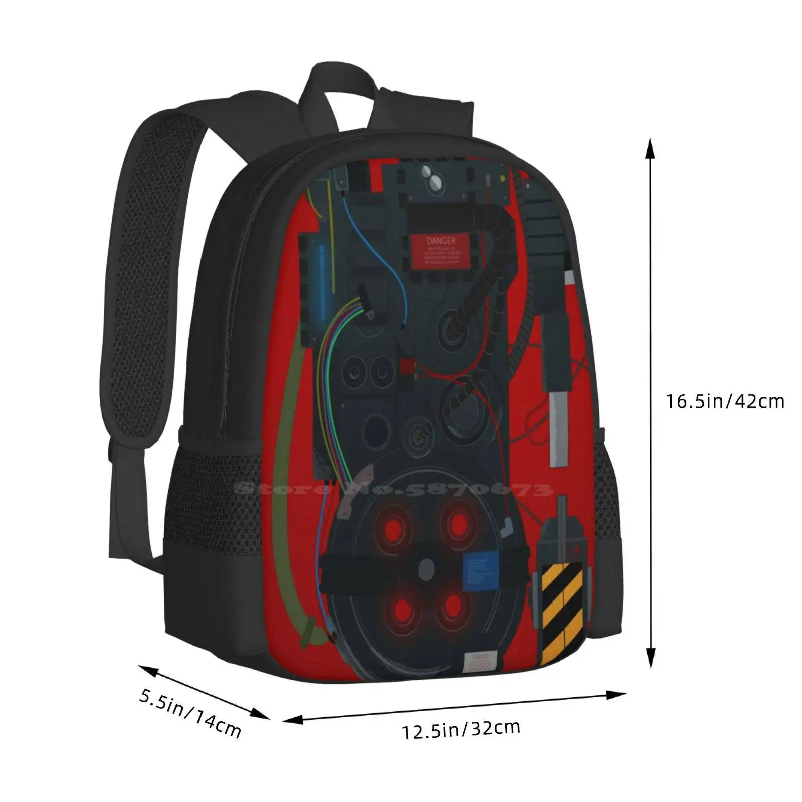 Bustery z paczką protonową na laptopa podróżne torby szkolne Fanart Film Ghostbusters Proton Pack Bill Murray pułapka Peter