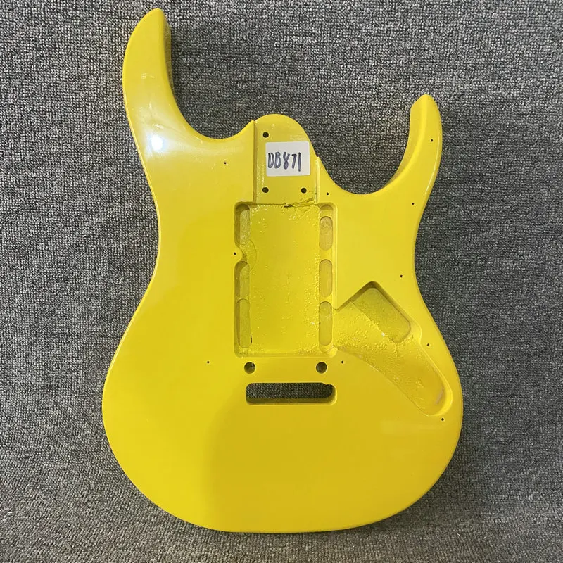 DB871 Multiple Color 6 Strings Electric Guitar Unfinished ST Guitar Body in Solid Wood Custom Bridges and Tremolo for DIY