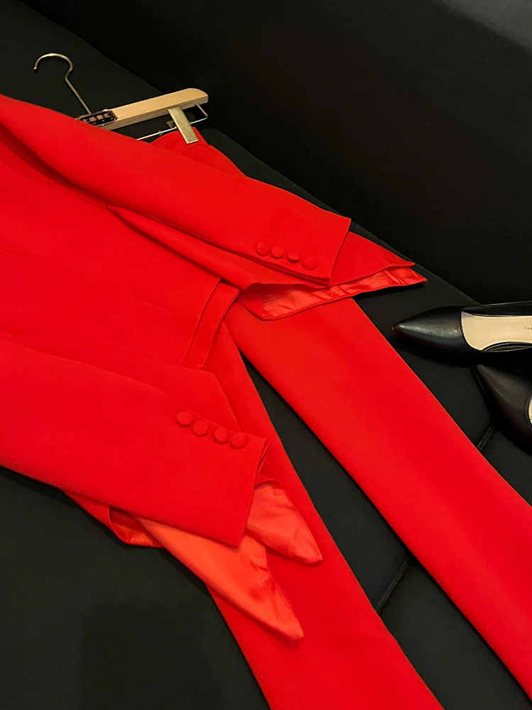 エレガントな新作スリムフィットトップスとマイクロフレアパンツのツーピースセット、裾がレースでファッショナブルな女性用服...