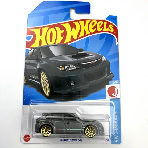 2023-21 Hot Wheels Bilar SUBARU WRX STI 1/64 Metallgjuten Modell Leksaksfordon 8 best sales Hot Wheels Subaru WRX STI - №2