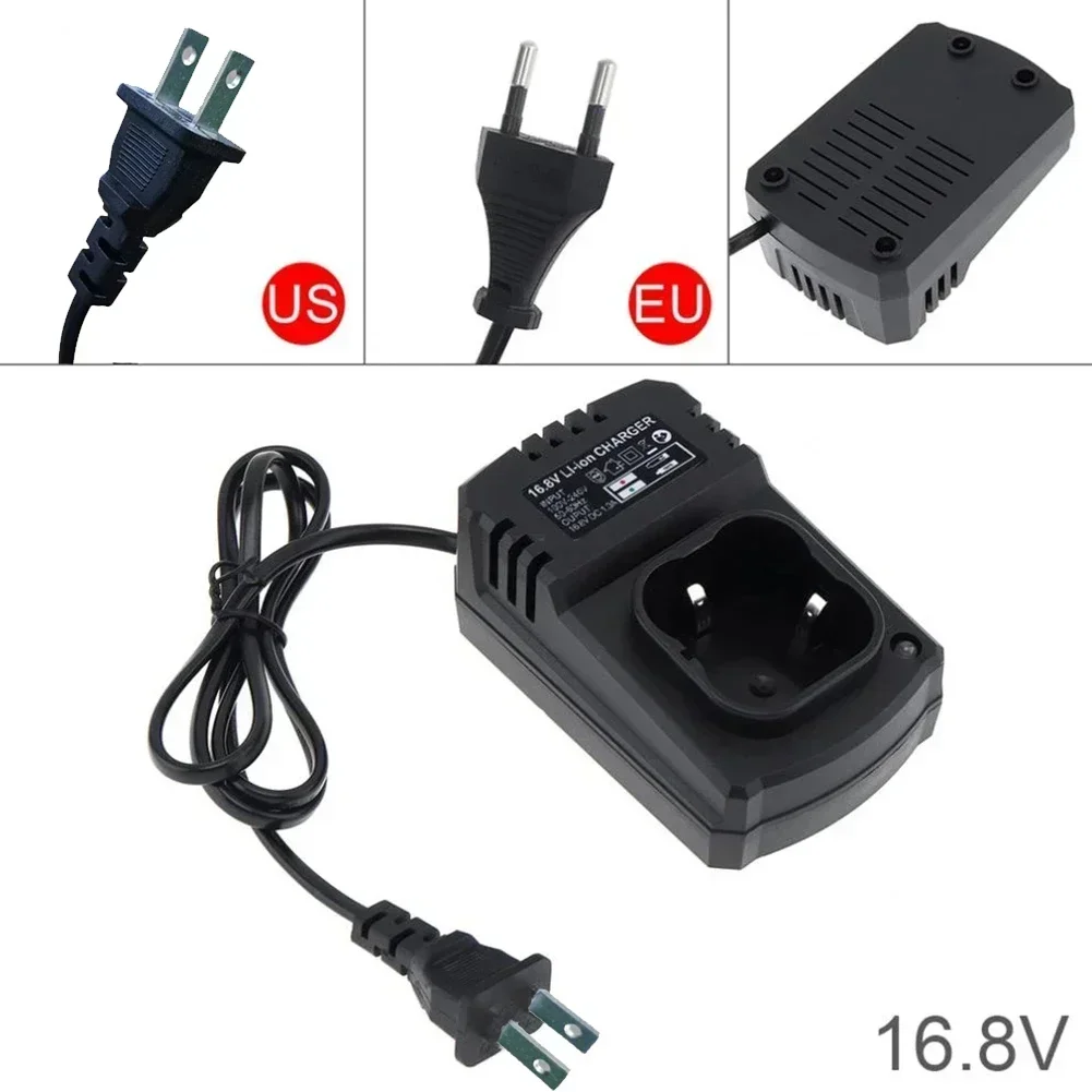 16.8v dc eua/ue li-ion recarregável carregador suporte 110-240v para furadeira elétrica chave de fenda adaptador de bateria de lítio ferramenta elétrica