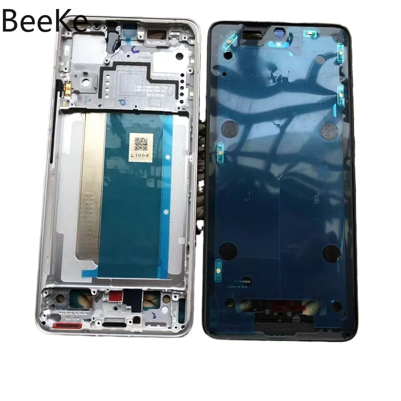 Middle Frame For Xiaomi Redmi K70 Pro K70E Mid Plate Screen Bezel Front Digitizer Housing Holder + Side Button Replacement