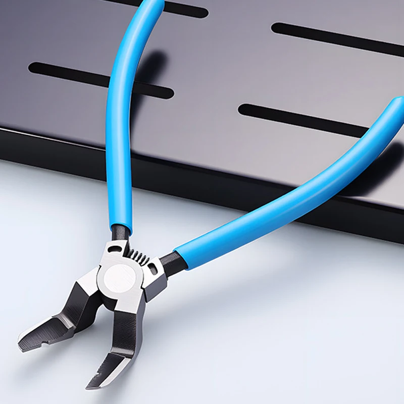 Car Clip PliersMultifunctional Diagonal Pliers Staple Screwdriver Removal Tool Car Rivet Tightening Pliers Wire Stripping Plier