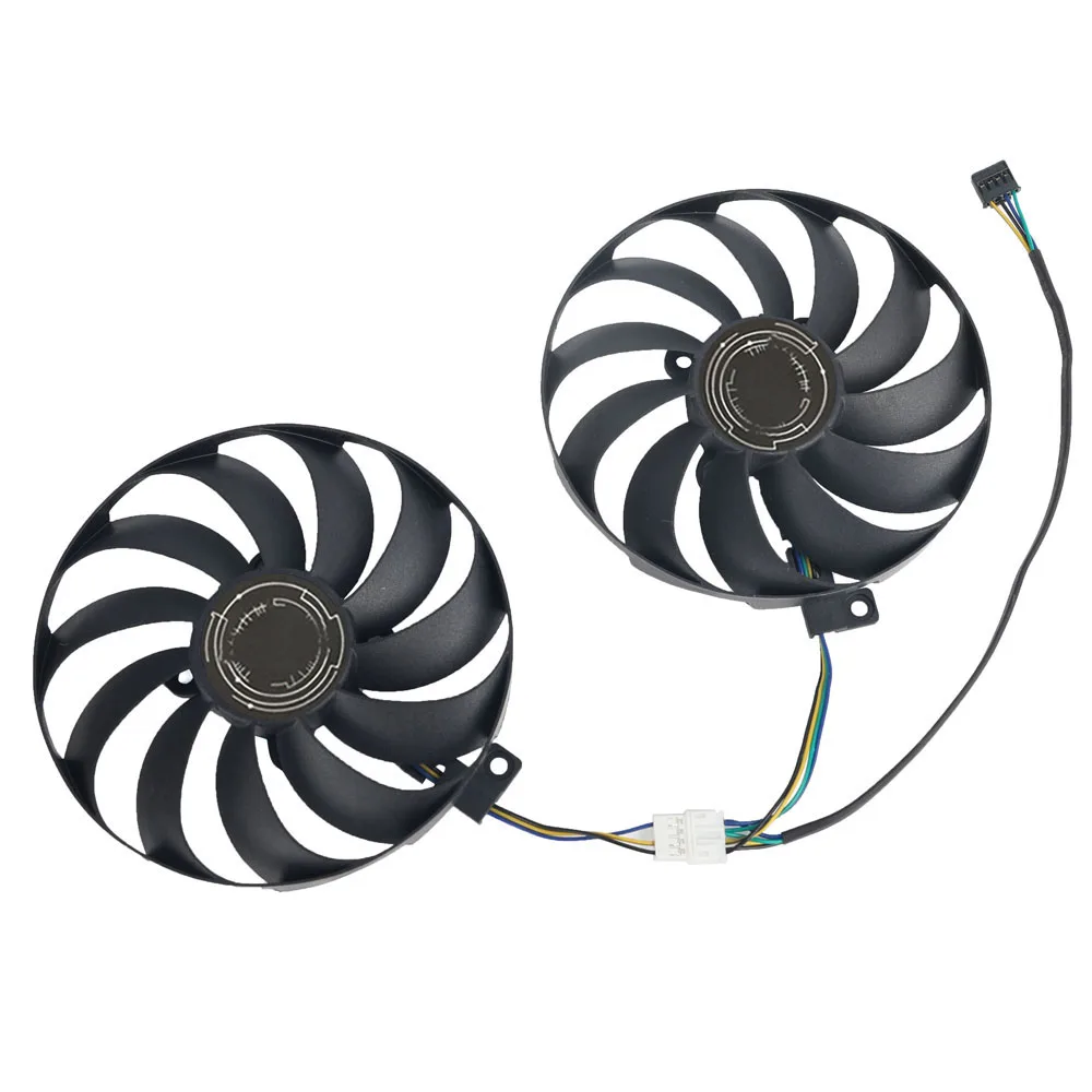 95MM T 129215 SU RX5600 RX5700 Grafikkarten-Lüfter für ASUS Dual Radeon RX 5600 5700 XT EVO OC Edition 8 GB GPU-Lüfter