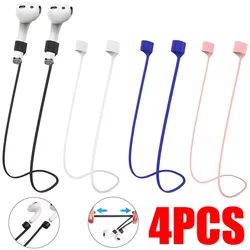 Wireless Earphone Hanging Rope Cable For AirPods 1 2 3 Pro Anti Lost Silicone Cord Holder Bluetooth Headphone Earbuds Straps