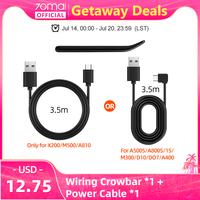 70mai Type-C Charging Cable for 70mai A810 X200 M500 & Micro USB Cable for 70mai 4K A800S 70mai A500S 1S M300 A200 M200 S500