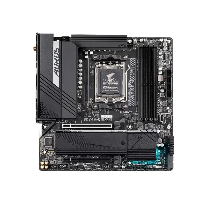 GIGABYTE B650M AORUS ELITE AX Motherboard AMD B650 Socket AM5 DDR5 192G M.2 USB3.2 6666(OC)MHz 2.5G Wi-Fi 6E for PC Gamer