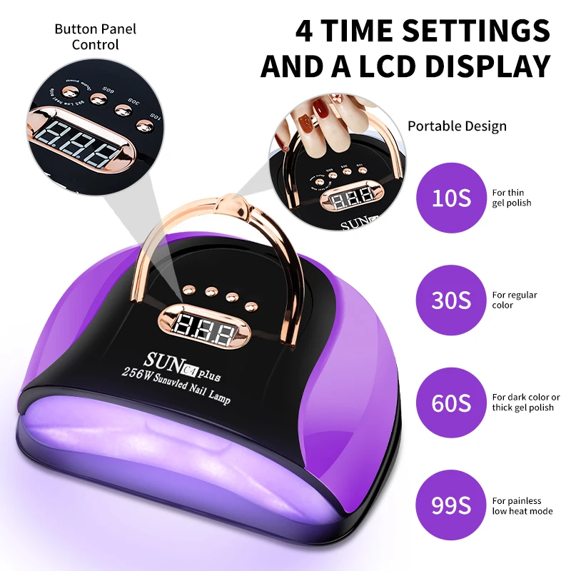 المهنية الأشعة فوق البنفسجية مصباح مسمار LED لتجفيف الأظافر ، هلام الورنيش مجفف مع 57 أو 36 المصابيح ، مصباح الجليد لفن مانيكير ، أدوات صالون