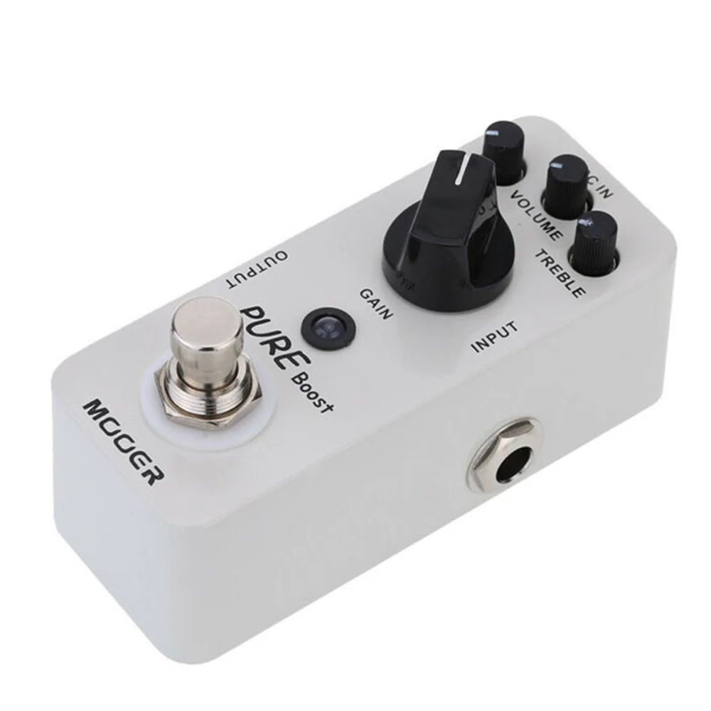 MOOER Pure Boost Guitar Booster Effect Pedal Clean Boost Pedal Metal Shell True Bypass Pedal Electric Guitar Parts & Accessories