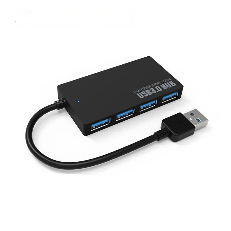 عالية السرعة USB 2.0 Hub 4-Port كابل بيانات الفاصل محول متعدد النظام التوصيل والتشغيل المتوسع لتحسين الاتصال #1