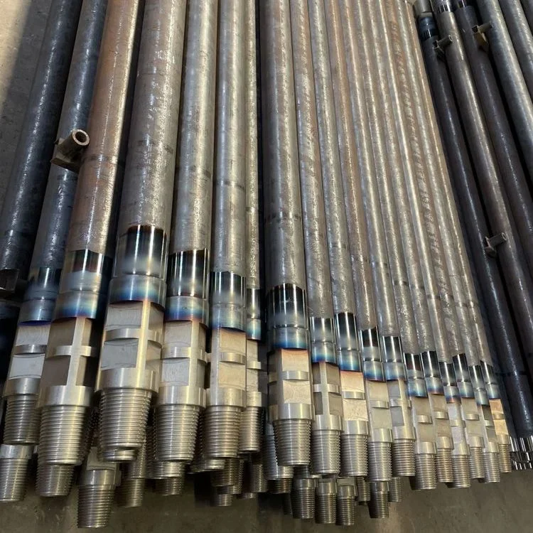 High Quality Factory Price Custom Threaded 3m Water Well Drill Pipe 76mm API 2 3/8 "DTH Drill Pipe image 4