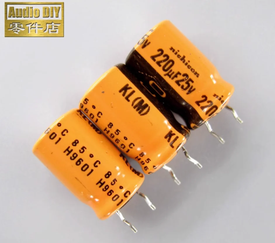 

20PCS/LOT JAPAN original nichicon KL Series orange audio aluminum electrolytic capacitor free shipping