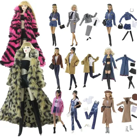 1 세트 인형 옷 1:6 스케일 드레스 복장 11.5 인치 30cm 인형 소녀 인형 액세서리를위한 선택 선물을위한 많은 스타일 Best5