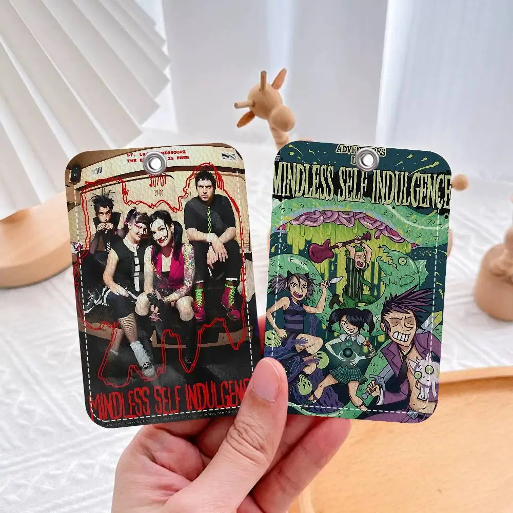 العصابات الشرير الشهيرة M-Mindless الذاتي التعريفي مكتب التموين الرجال والنساء بطاقة الائتمان Keyrings حامل بطاقة الهوية بطاقة الطالب #1