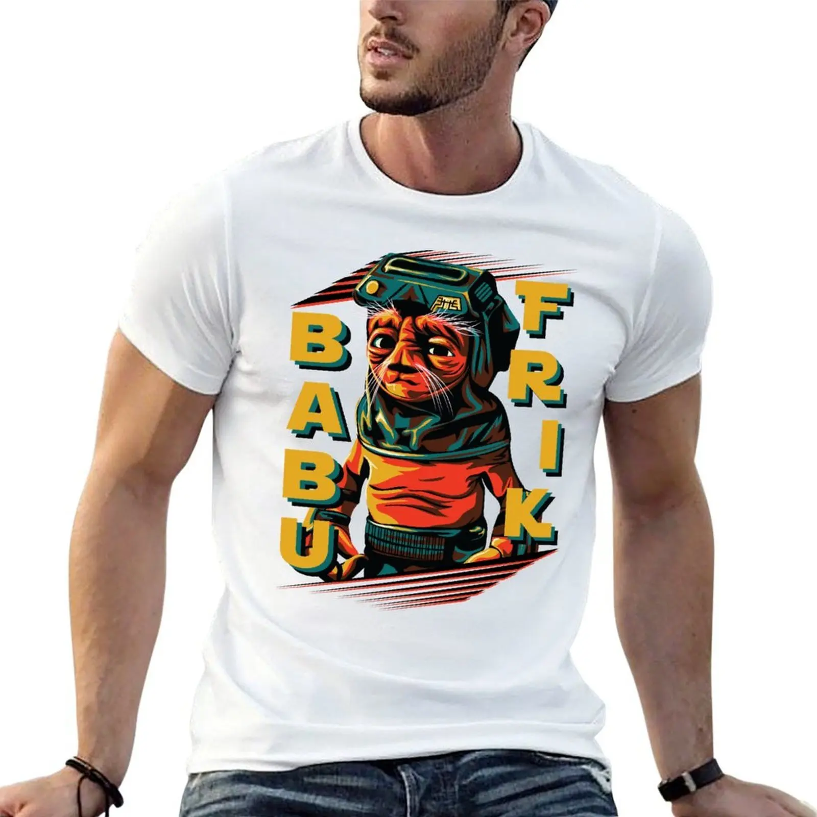 

BABU FRIK T-Shirt man t shirts cotton t shirts for man graphic funny t shirt for man 100 percent cotton T-shirt