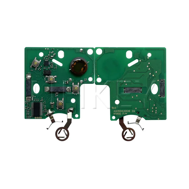 ルノー クリオ IV/キャプチャー用交換用スマート キー カード パッシブ キーレス エントリー & ハンズフリー システム PCF7953 4A チップ 433MHz NHKEY