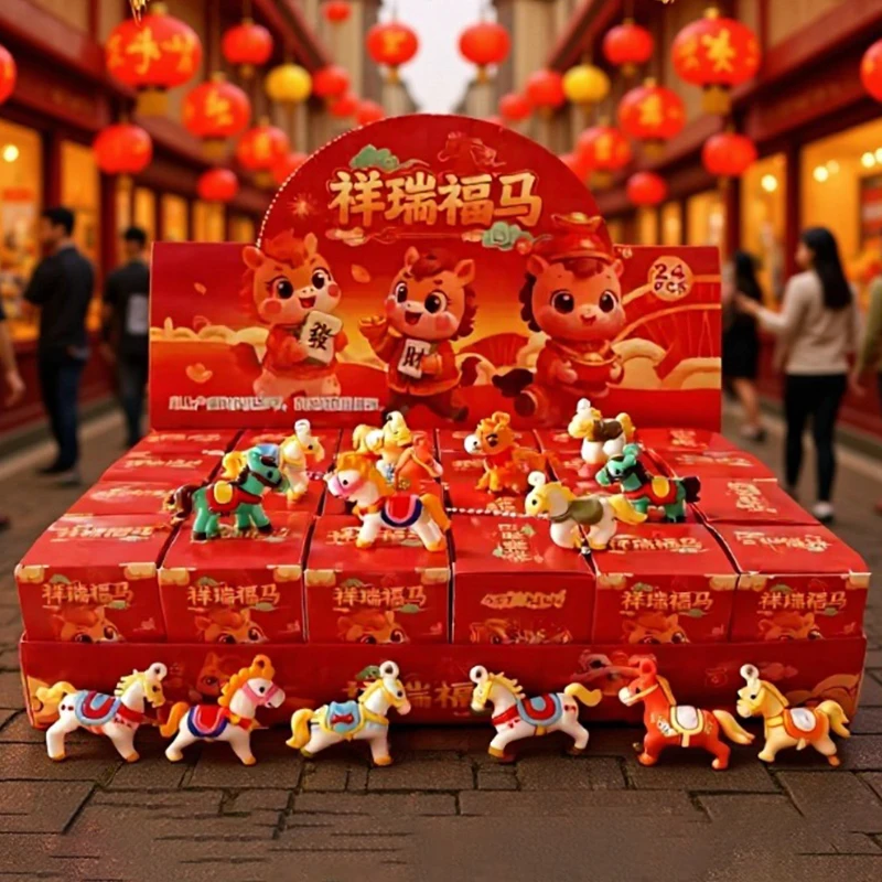 

Новогодняя серия подарочных коробок-сюрпризов 2026: 24 изысканных кулонов в маленьких коробках, подарки для мужчин и женщин