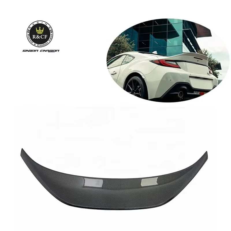 

Задний спойлер в стиле TRD для Subaru BRZ Toyota GR86 2022, задний спойлер из углеродного волокна в стиле TRD, крыло