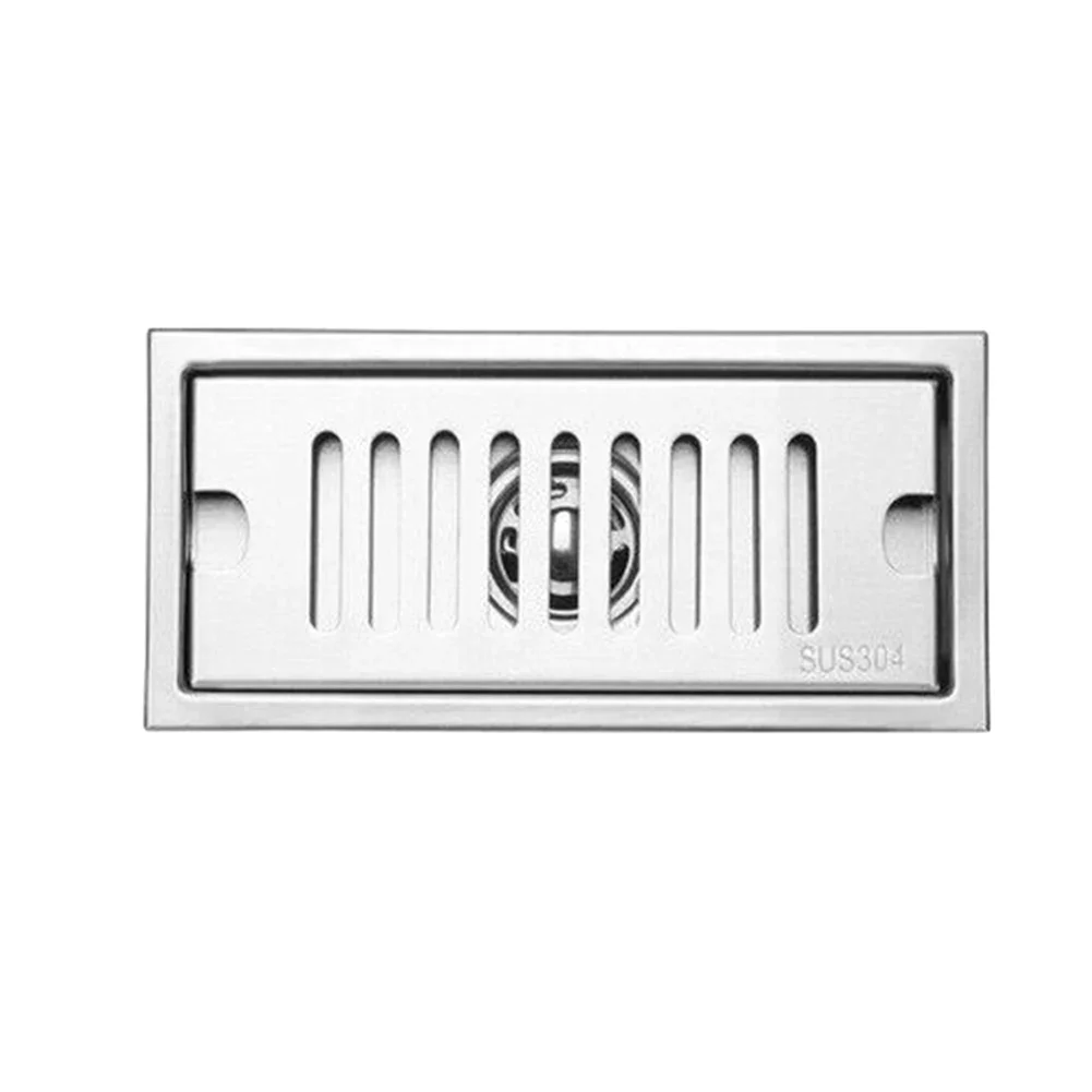 

Professional Grade Linear Shower Drain with Large Stainless Steel Panel for Quick and Effective Water Drainage