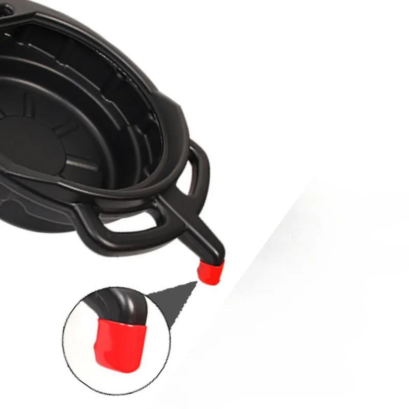 15L Oil Drain Pan Waste Engine Oil Collector Tank with Handle Gearbox Oil Drip Tray for Car Repair Fuel Fluid Change Garage Tool