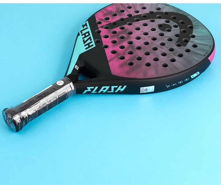 HEAD pรกdel raqueta de tenis serie FLASH de raqueta de carbono para jugadores Base para adultos