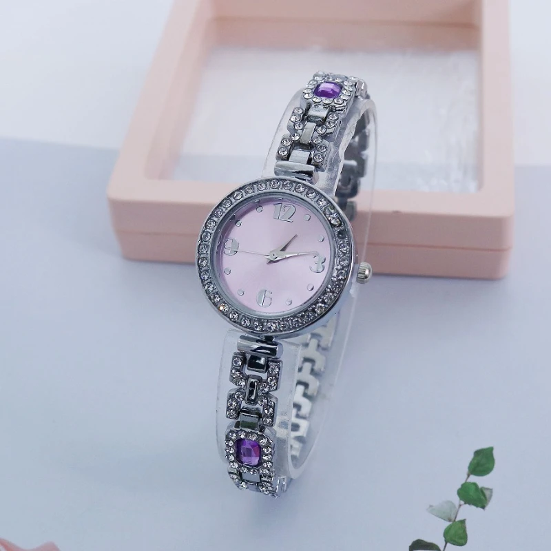 Новые модные стильные легкие роскошные женские часы, круглые кварцевые часы-браслет, модные часы-браслет-цепочка, наручные часы, подарок