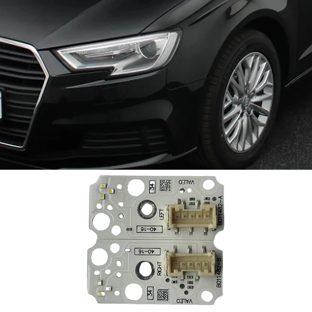 Super Bright White Lightsource DRL Chips For 2017-2020 AUDI A3 S3 Xenon Headlight Daytime Running Light OE# 8V0998473 8V0998474