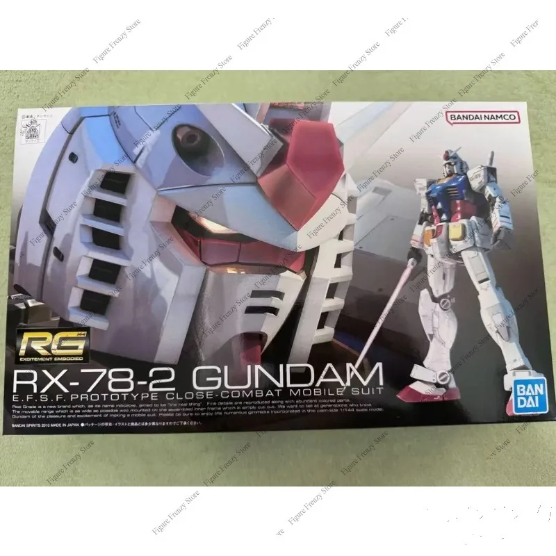 

Special Offer Bandai Original Gundam Anime Master Grade Series 1/144 RX-78-2 Gundam Action Figure Kit Building Toy for Kids
