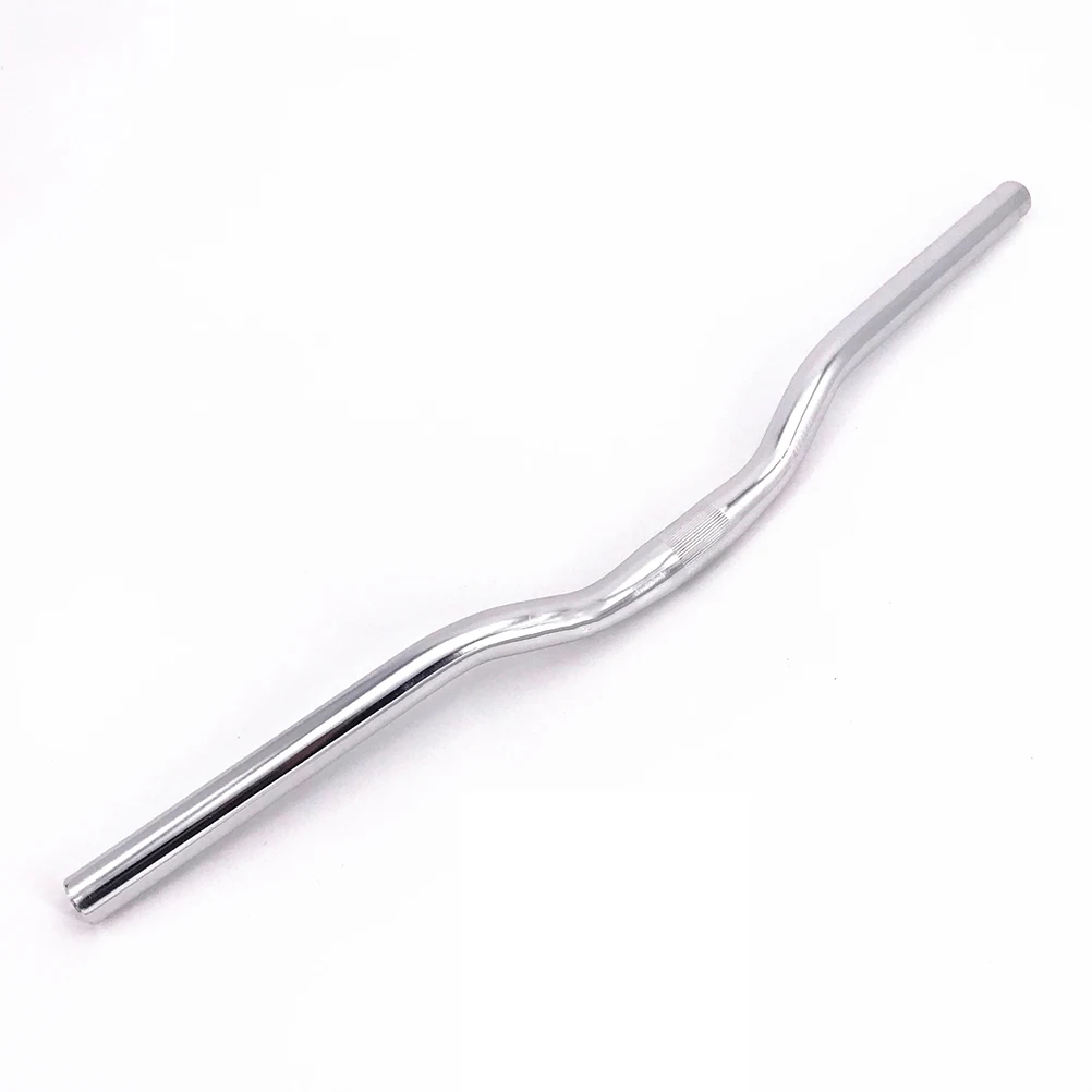 

1Pcs 530Mm Aluminium Alloy Handlebar Strong Lightweight Fixed Gear Bike Bar Comfortable Bend Design for Mountain Folding Bicycle