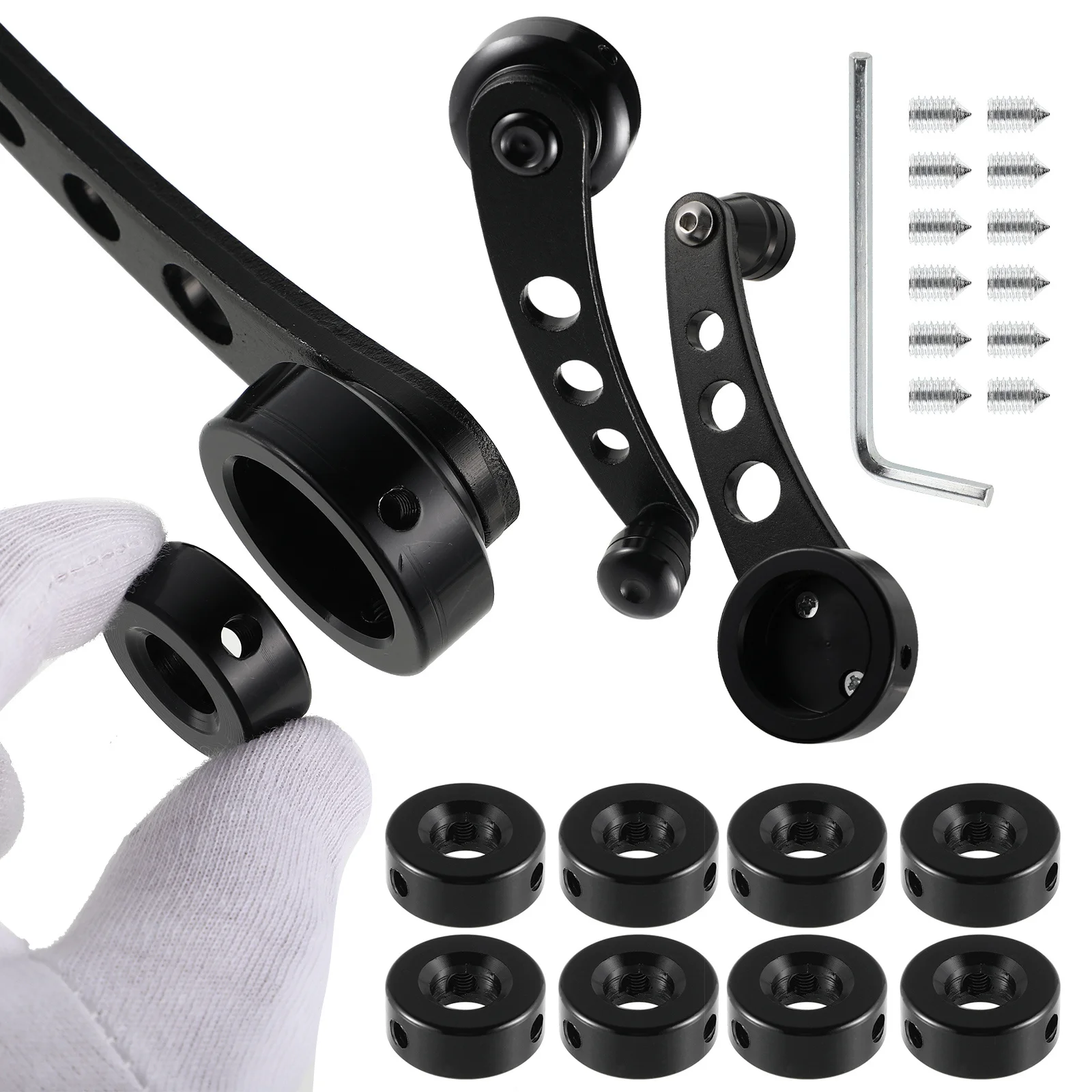 

1Set Professional Car Winder Crank Rocker Universal Doors Crank Handles Left Right Set Accessories Car Window Shake Handle