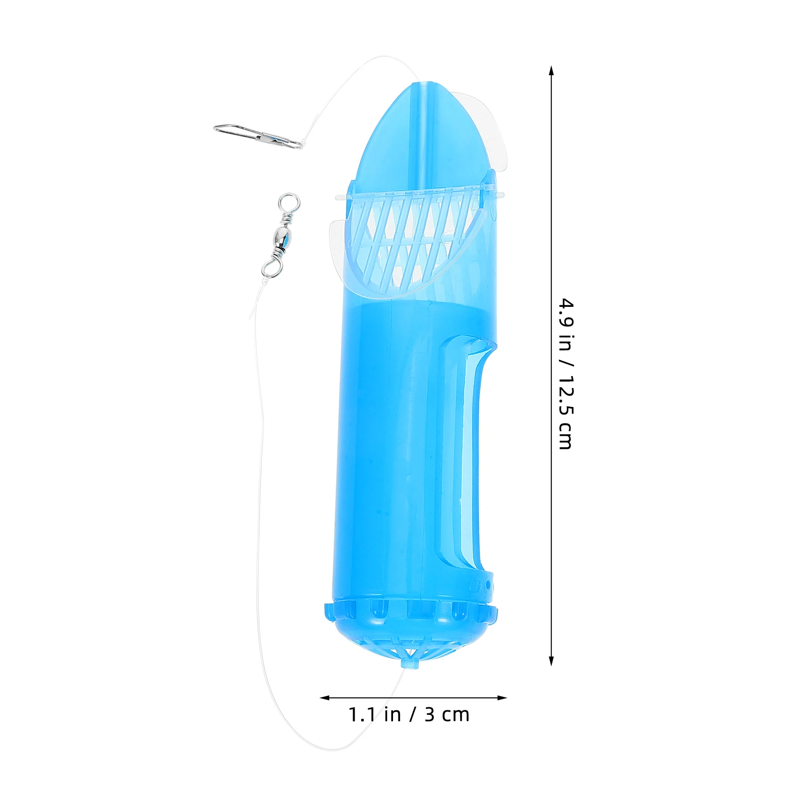 

2Pcs Durable Fishing Bait Cage Lure Basket Holder Stainless Steel Carp Fishing Trap Outdoor Tackle Accessories