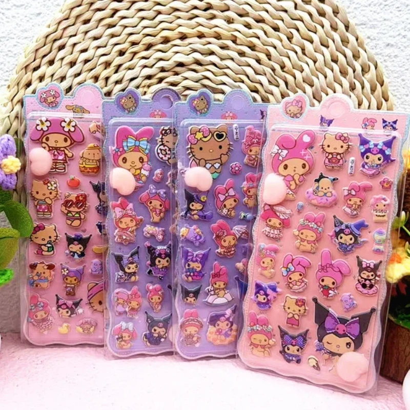 

20/40 шт. Мультяшные мягкие милые объемные стикеры-антистресс в виде музыкантов, кроликов и животных для декора книг