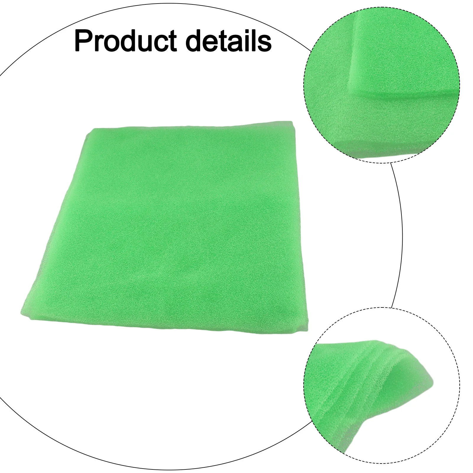 Easy To Clean Refrigerator Pads Sponge Filter Kitchen Moisture-proof Table Decoration 38*30*0.3cm Anti-bacterial
