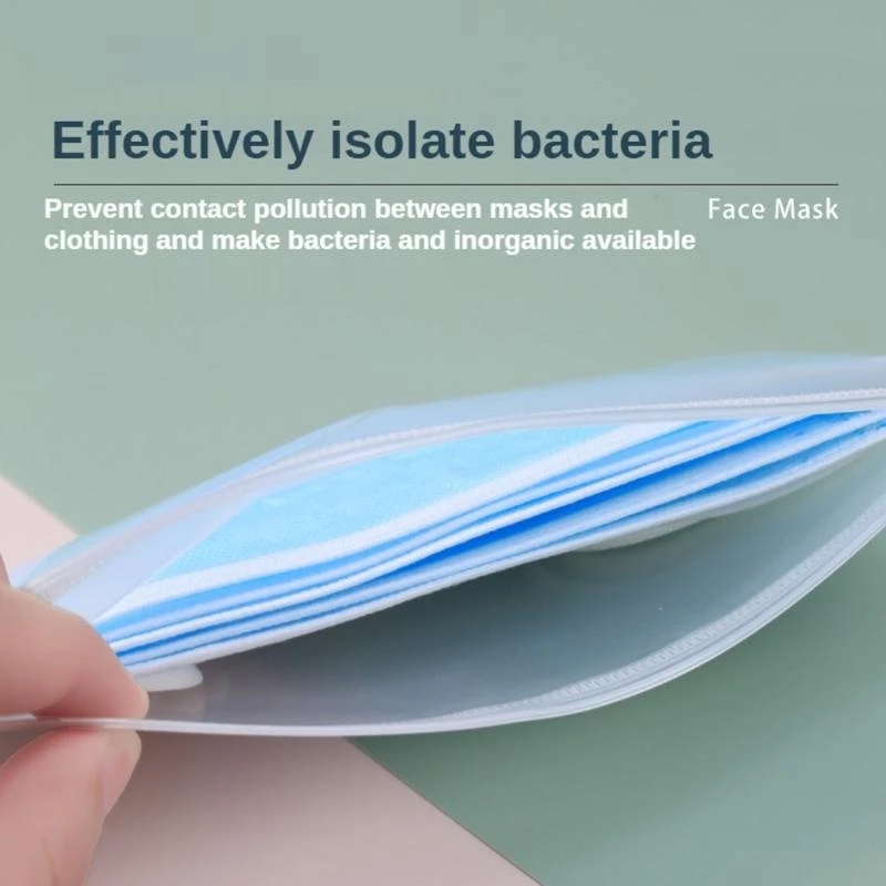 Mask Storage Bag Anti Dust Disposable Face Masks Save Bag Holder Keeper