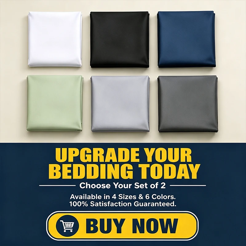 2 Pieces Sets 50x65cm 50x70cm 50x75cm 50x90cm 100% Brushed Fabric Pillowcases Pillow Cover Set