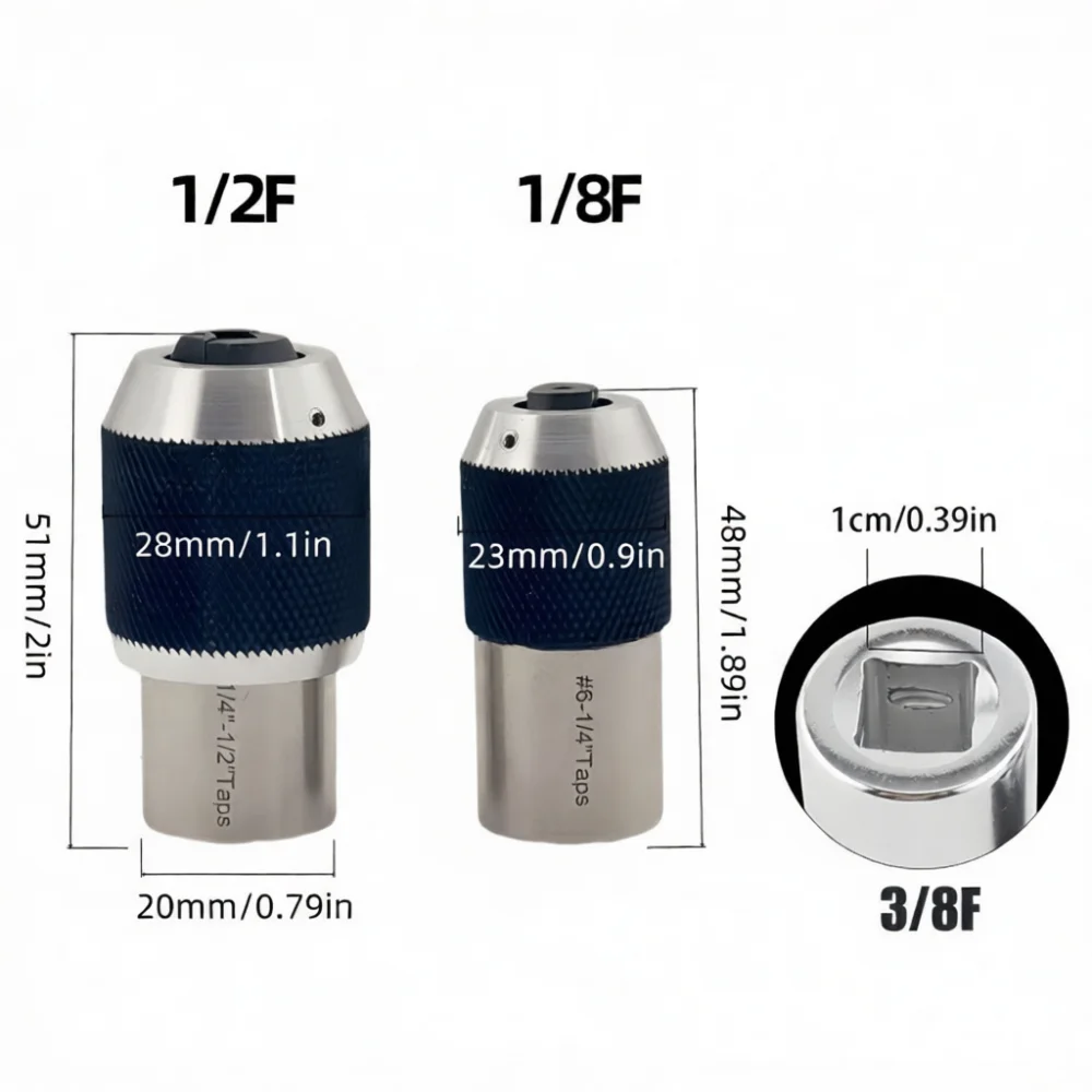 Handy Tap Socket Adapter For Weishuo M3 M12 Metalwork Manual Threading Tool Tapping Wrench Accessory Maintenance