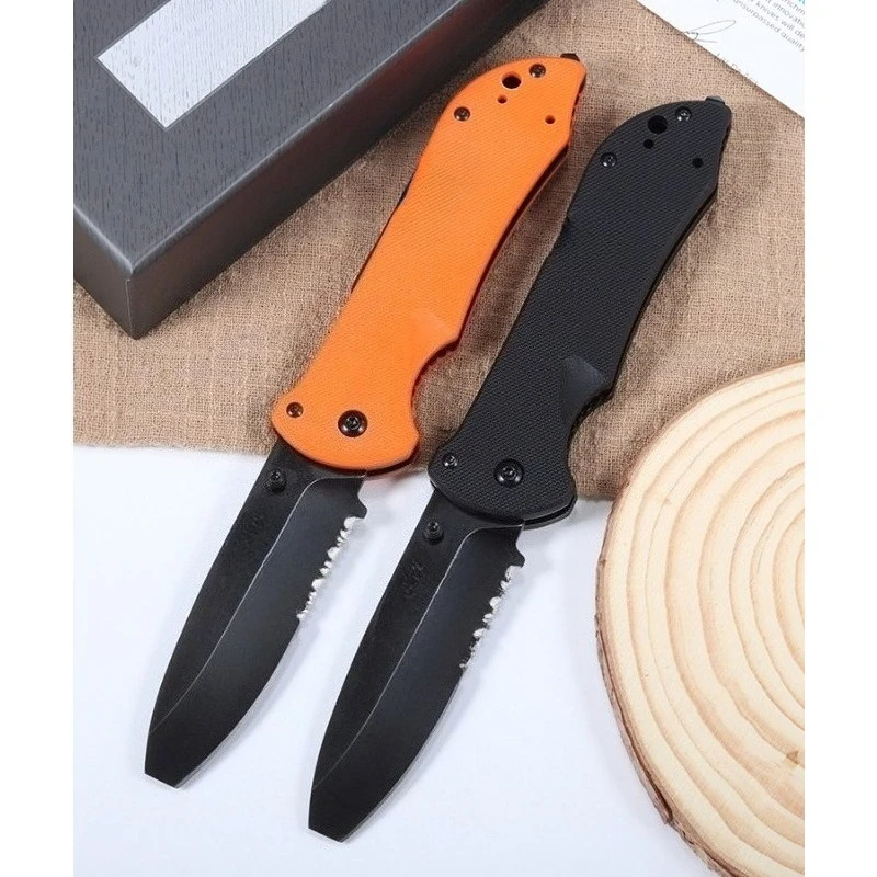 Cuchillo plegable multifuncional BM916, cuchillo de bolsillo portátil para supervivencia al aire libre, escalada, camping, cuchillo plegable de alta calidad