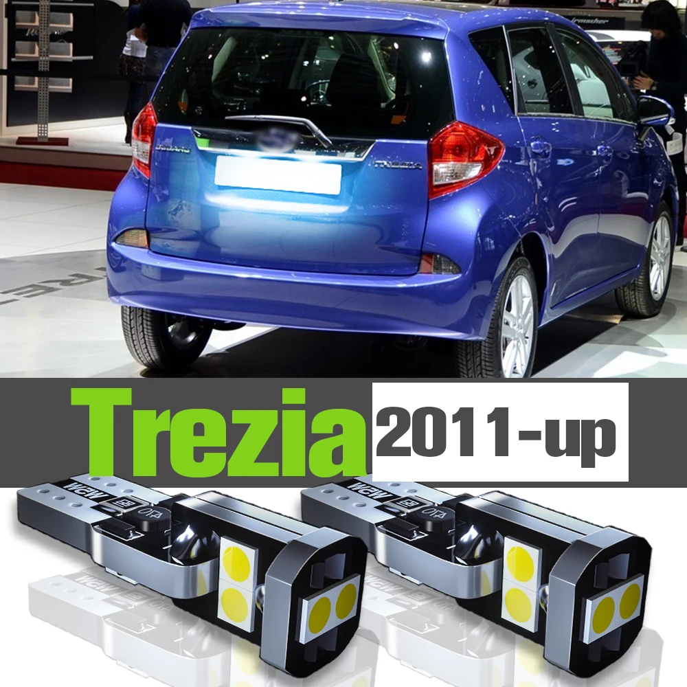 

2x LED License Plate Light Accessories Lamp For Subaru Trezia 2011 2012 2013