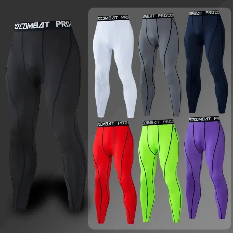 Men's Running Sportswear Gym Jogging Thermo Underwear Skins Compression Fitness MMA Rashgard Male Quick-drying Tights Track Suit