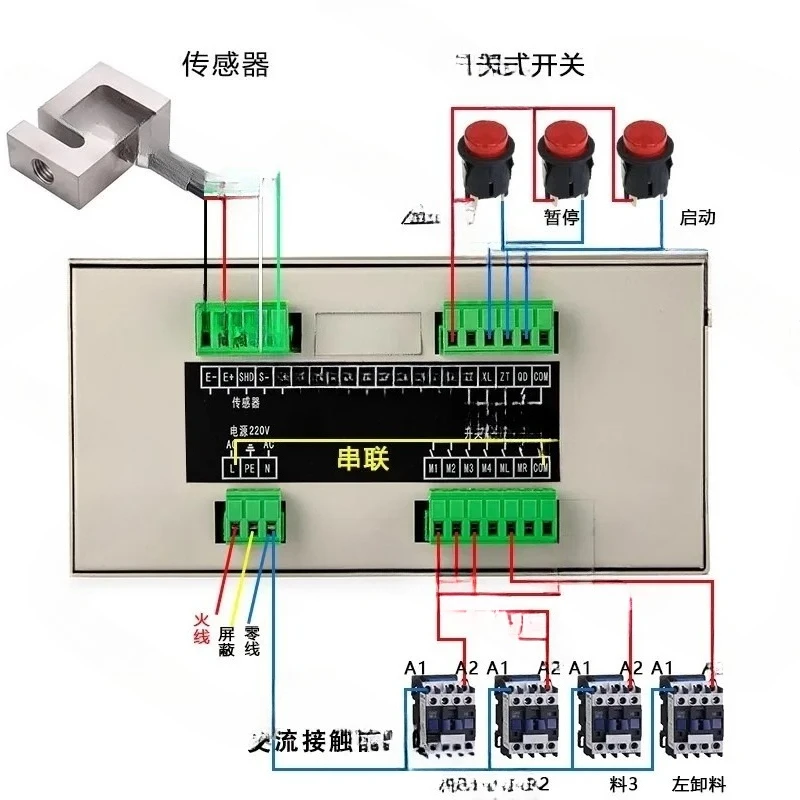 XK3160P Self-Loading Concrete Mixer Batching Controller Automatic Feeding Weighing Indicators Customized OEM/ODM Weighing Scales