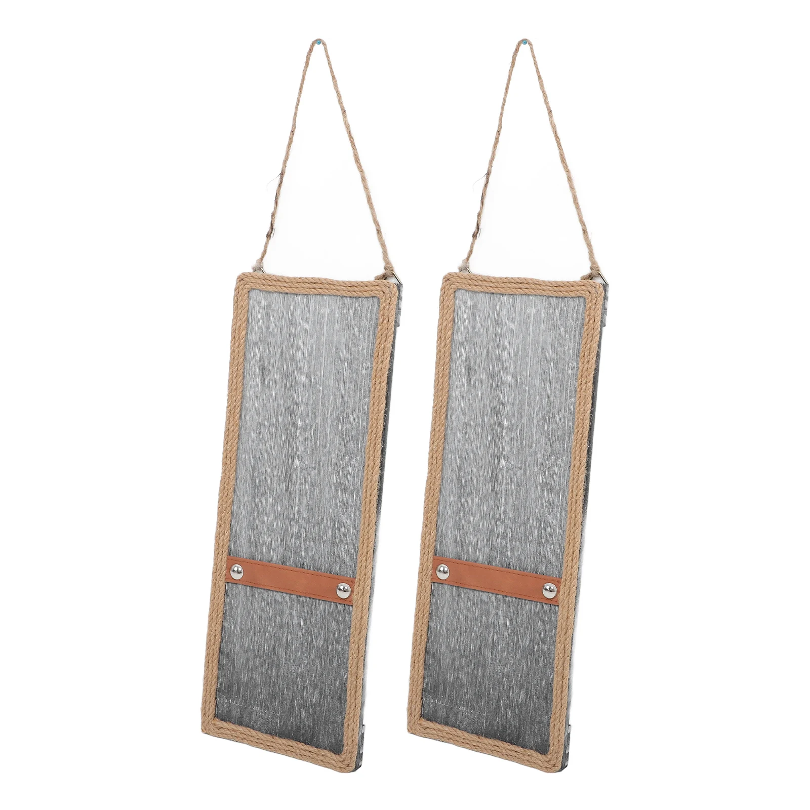 

2pcs Vintage Wall Retro Wooden Hanging Decor Home Rope Craft Plaque Rustic Style farmhouse decoration