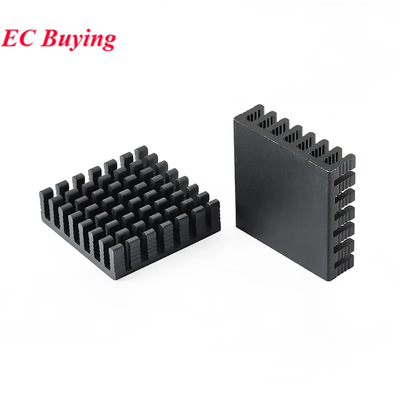 10Pcs/1pc Heatsink 28x28x8mm Radiator Cooler Fan Aluminum 28*28*8mm Heat Sink 28mm*28mm*8mm Metal Slotting For Cooling Fin