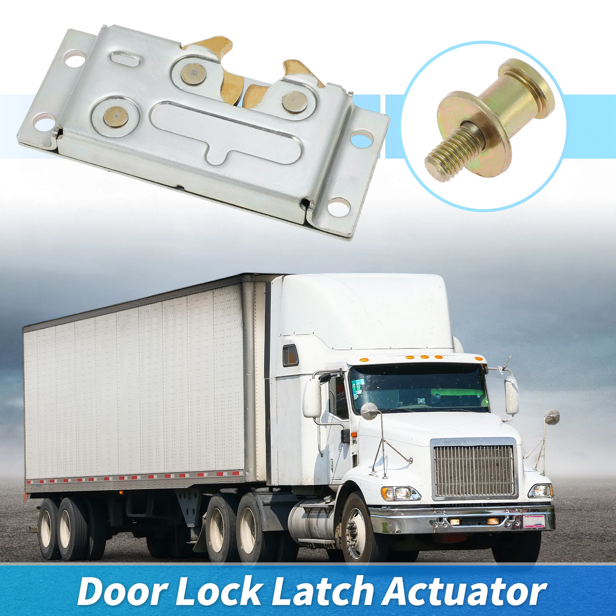 

UXCELL Front Right Side Power Door Latch Lock Actuator for International 5000 9300 9400 9600 9700 Series Truck Lock Actuator