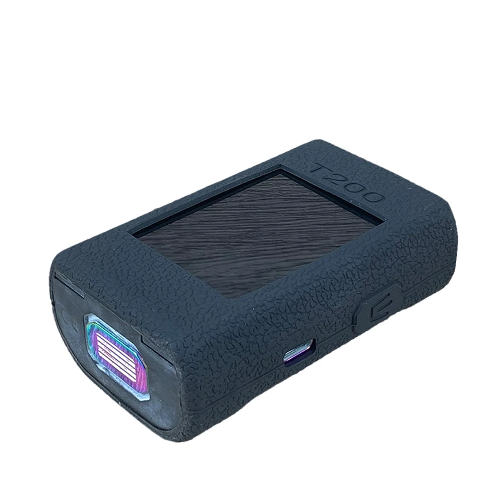 Étui de protection en silicone Bergamo pour Geekvape Aegis T200 Mod Pod Kit Skin Sleeve Cover Roundgel, étui uniquement