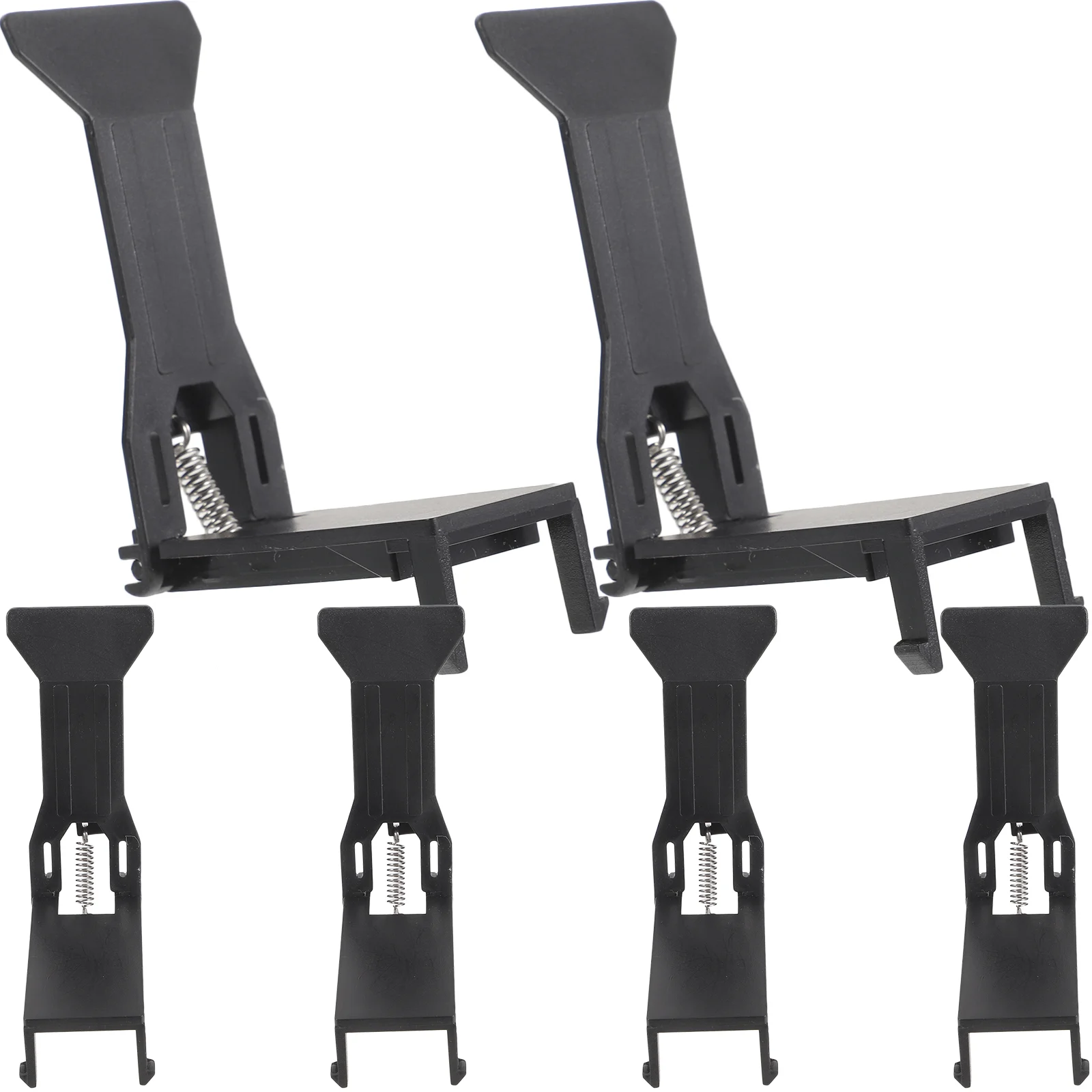 

6 Pcs Universal Cash Box Clip Wallet Special 6pcs (Black) Drawer Clips Holder Money Tray Insert for Register Dedicated